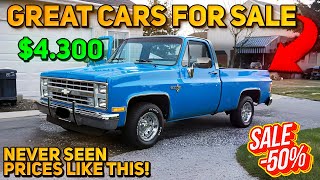 RARE ALERT! 20 Timeless Classic Cars Under $15K That Are Pure Perfection!