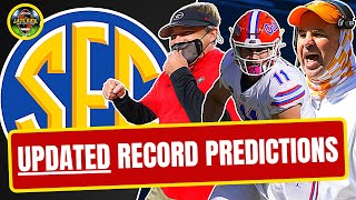 SEC East - *UPDATED* Record Predictions (Late Kick Cut)