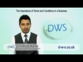 dws solicitors leicester importance of terms and conditions in business