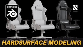 Gaming Chair | Hardsurface Modeling | Blender Tutorial