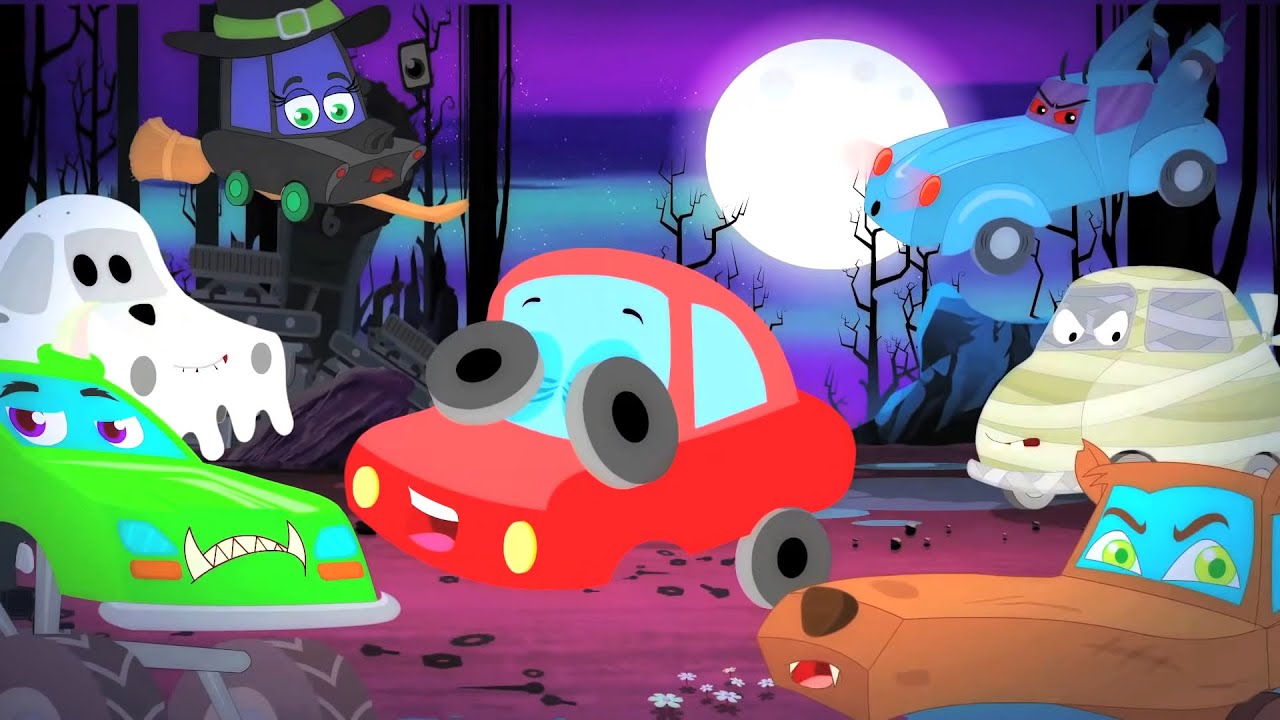 Hello It S Halloween Scary Car Videos For Kids Spooky Rhymes