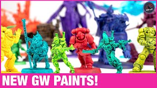 NEW GW PAINTS ANNOUNCED! 25 New Colours, 7 New Shades, 1 New Spray