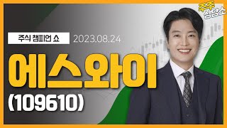 에스와이(109610)_김두호 전문가_종목 상담 (20230824)