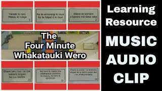 Whakatauki Wero: 4 MINUTE CHALLENGE (Music Clip)