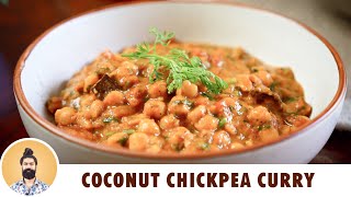 This Chickpea Coconut Curry is all you need for gut-friendly comfort | YummyKumar