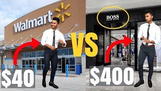$40 Walmart Outfit vs $400 Hugo Boss Outfit