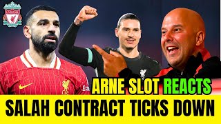 🚨INJURY BOOSTS✅ Arne Slot Reacts to Salah Future🔥 Injury Updates on Jota \u0026 Nunez | Liverpool News