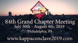 84th Grand Chapter Meeting \u0026 Conclave Promotional Video