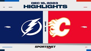 NHL Highlights | Lightning vs. Flames - December 16, 2023
