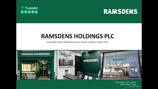 RAMSDENS HOLDINGS PLC - Investor Presentation