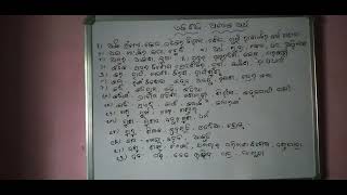 ଓଡ଼ିଆ ବ୍ୟାକରଣ - ଏକ ଶବ୍ଦ : ଅନେକ ଅର୍ଥ, class -1