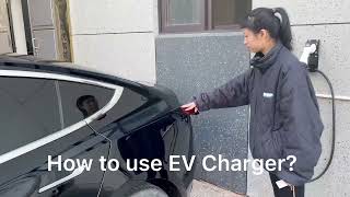 How to use AC EV charger