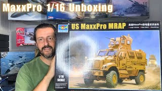 MAXXPRO MRAP TRUMPETER 1/16 | model making | plastic model | miniatures | unboxing | scale model