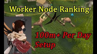 [BDO] Worker Node Ranking 2020 Version (NA/100m＋ Per Day)