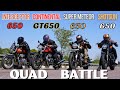 Royal Enfield Shotgun 650 vs Continental GT650 vs Super Meteor 650 vs Interceptor 650 Drag Race 🔥🔥