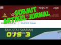 TUTORIAL OJS 3: SUBMIT ARTIKEL DI JURNAL OJS 3