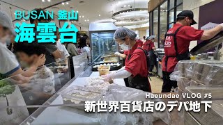 海雲台Vlog 5：新世界百貨店のデパ地下 Shinsegae dpt. food section