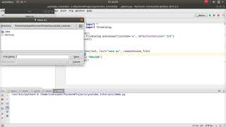 Python GUI Tutorial - 42 -FileDialogbox , asksaveasfile