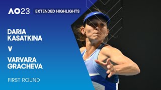 Daria Kasatkina v Varvara Gracheva Extended Highlights | Australian Open 2023 First Round