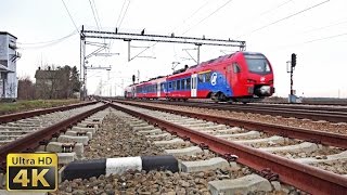 Rail traffic in Serbia - Nova Pazova 2016. - Železnički saobraćaj u Srbiji [4K]