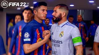 FIFA 23 | Barcelona Vs Real Madrid Ft. Lewandowski, Benzema, | 4K Gameplay
