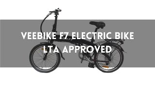 SG LTA Approved Ebike VeeBike F7 Review Tips User Guide Food Delivery Rider GrabFood Panda eBicycle