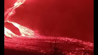 Amenaza de lava preocupa en casas cercanas al Pacaya