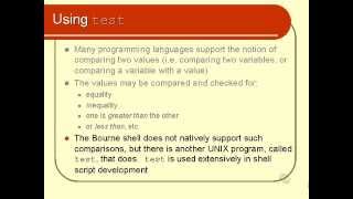 Unix Shell Scripting Conditional Code Part 6