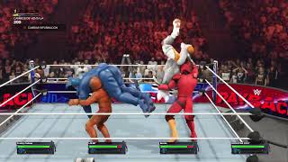 freddy bazbear vs lolbit vs bonnie vs rockstar foxy FIGHT WWE2K24