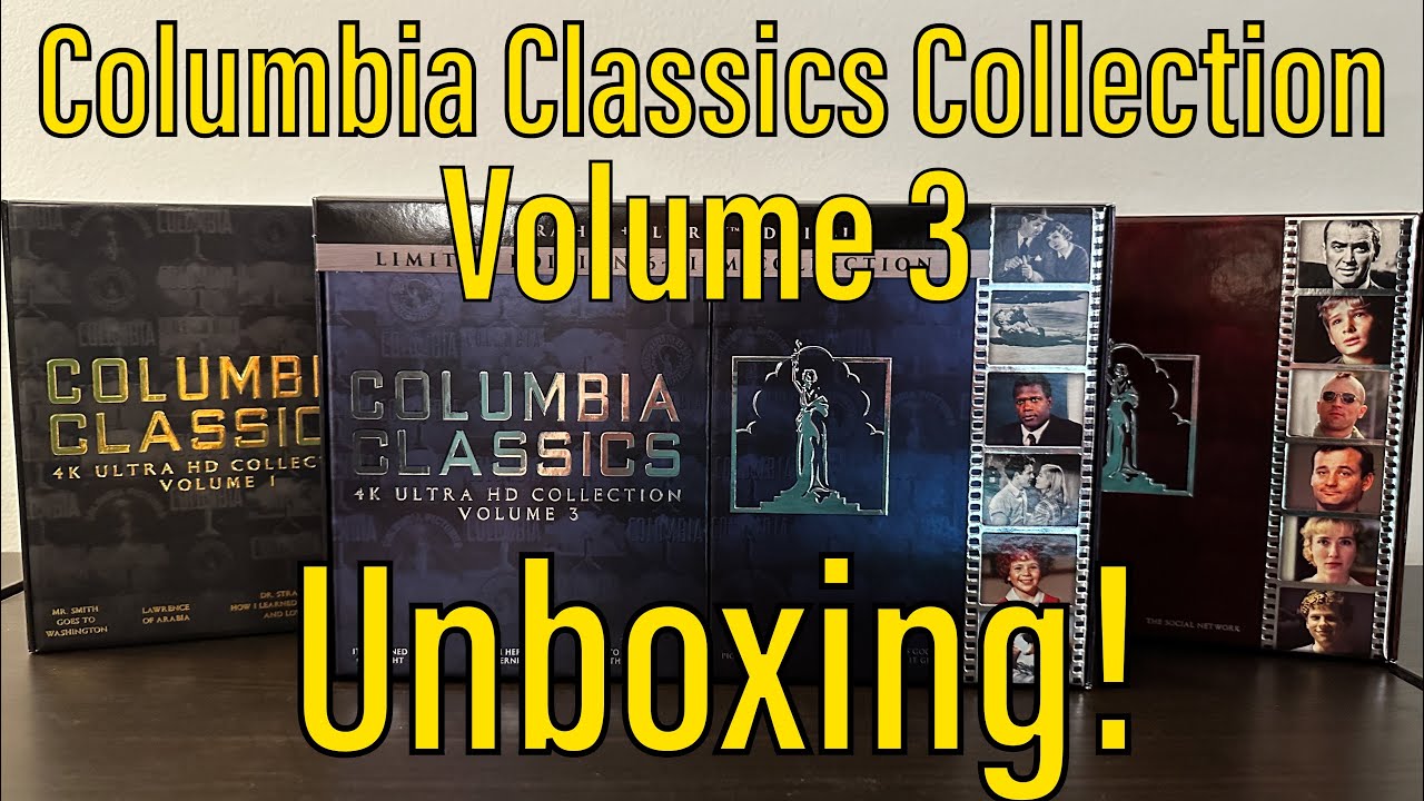 Columbia Classics Collection Volume 3 4k UHD Blu-ray UNBOXING! - YouTube