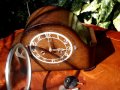 Vintage Old  Antique Smith Enfielsd Strike  Mantel  / Mantle Clock See Video