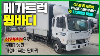 삼천만원으로 4.5톤 윙바디를 구매할 수 있어요! 중고메가트럭찾기!