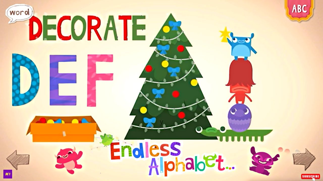 Endless Alphabet - ABC Learning For Kids | Meet Letter D,E & F | Fun ...