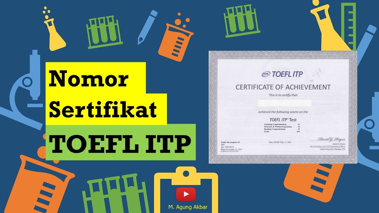 Nomor Sertifikat Toefl ITP - YouTube