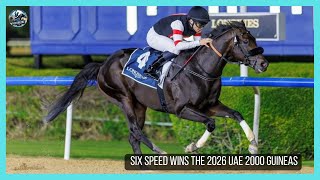 SIX SPEED wins the 2026 UAE 2000 Guineas (G3)