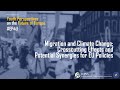Migration and Climate Change: Crosscutting Effects and Potential Synergies for EU Policy