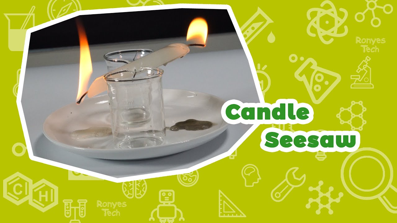 Candle Seesaw - Science Experiment For Kids - YouTube