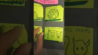 How to make a travelogue for Class 4 student #artist #arts #artwork #shorts #travelogues #art #craft