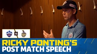 Ricky Ponting's Speech In Dressing Room | #DCvKKR