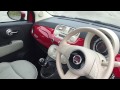 fiat 500 red