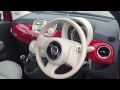 fiat 500 red