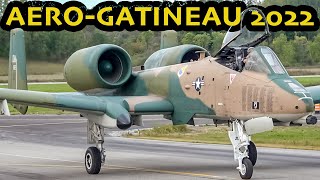 The VERY BEST of Aero-Gatineau 2022! USAF A10, RCAF CC138, CF18 and More!