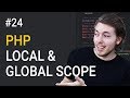24: Local and Global Scope in PHP | PHP Tutorial | Learn PHP Programming | PHP for Beginners