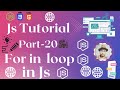 for in loop in js | javascript tutorial