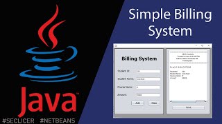 JAVA SIMPLE BILLING SYSTEM