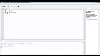 how to make a square on thonny software (python) language
