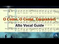 O COME, O COME, EMMANUEL_Alto Vocal Guide