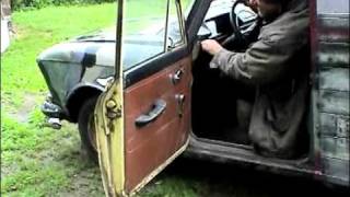 Customized Russian made Moskvitch car