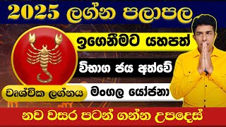 2025 ලග්න පලාපල වෘශ්චික  ලග්නය...|ලග්න පලාපල| #lagnapalapala #2025 #astrology