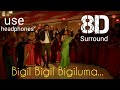 Bigil-Bigil Bigil Bigiluma video 8D | Vijay, Nayanthara | A.R Rahman | Atlee